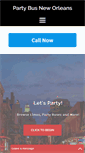 Mobile Screenshot of party-bus-new-orleans.com